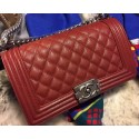 Boy Chanel Flap Shoulder Bag Cannage Pattern A67086 Burgundy HY19549VI95