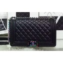 Boy Chanel Flap Shoulder Bag Original Leather A67086C Black HY26795Av26