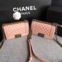 Boy Chanel Flap Shoulder Bag Sheepskin Leather A67085 Pink HY4080Wi77