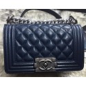 Boy Chanel Flap Shoulder Bags Cannage Pattern A67085 Royal HY16488fo19