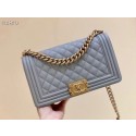 Boy chanel handbag A67086 light gray HY21990Kd37