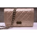 Boy Chanel mini Flap Bags Cannage Pattern A33815 Gold HY10954Yv36