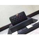 Boy Chanel Zip Around Wallet Black Cannage Pattern CHA5264 Gold HY23168JD28