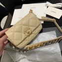 Chanel 19 Bodypack Sheepskin Leather AS1163 apricot HY11305vK93