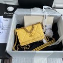 Chanel 19 Chain Wallet WOC AP0957 yellow HY24809oK58