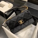 CHANEL 19 Flap Bag AS1160 black HY11421qM91