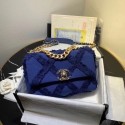 chanel 19 flap bag AS1160 Navy Blue HY601zd34