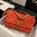 CHANEL 19 Flap Bag AS1160 orange HY7288sY95