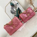Chanel 19 flap bag AS1160 Pink HY14399LG44