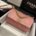 CHANEL 19 Flap Bag AS1160 pink HY22597gN72
