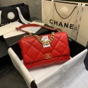 Chanel 19 flap bag AS1162 red HY26221OG45