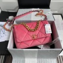 Chanel 19 flap bag velvet AS1161 pink HY14079cf57