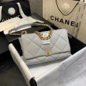 chanel 19 large flap bag AS1162 gray HY9872su78