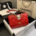 chanel 19 large flap bag AS1162 red HY11765hc46