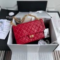 Chanel 2.55 Calfskin Flap Bag A37587 red HY13677np57