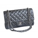 Chanel 2.55 Series Bags Sheepskin Leather A1117 Black HY15120lU52