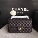 Chanel 2.55 Series Flap Bags Black Original Deerskin A1112 Gold HY3615lu18