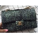 Chanel 2.55 Series Flap Bags Green Original Python Leather A1112SA Gold HY6485TV86