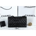 Chanel 2.55 Series Flap Bags Sheepskin Leather A1112 Black HY25949Hn31