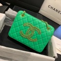CHANEL 2020 New Style Original Leather AS1516 green HY18420nU55