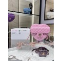 Chanel 2022S Love Heart Original Lambskin Crossbody Chain Bag AS3191Y Pink HY966zd34