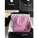 CHANEL 22 HANDBAG Shiny Calfskin & Gold-Tone Metal AS3261 AS3260 Purple HY10468dN21