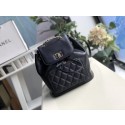 Chanel backpack Grained Calfskin & Gold-Tone Metal A57571 black HY13242Lo54
