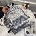 Chanel Backpack Original Sheepskin Leather A33002 Silver HY10712TL77