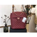 Chanel Backpack Sheepskin Original Leather 83431 Burgundy HY20588Gm74