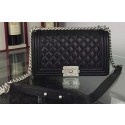 Chanel Boy Flap Shoulder Bags Deer Leather A67086 Black HY9977jf20