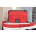 Chanel Boy mini Flap Bag Original Leather CHA9575 Red HY20801vm49