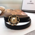Chanel Calf Leather Belt Wide with 20mm 56611 HY158Ri95