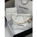 Chanel Calf leather shopping bag AS3261 White HY27060Lp50