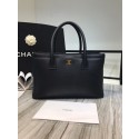 Chanel Calfskin & Gold-Tone Metal A91868 Black HY11334mV18