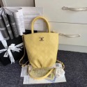 Chanel Calfskin & gold-Tone Metal S0657 yellow HY7823Ri95