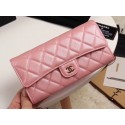 Chanel Calfskin Leather & Gold-Tone Metal A80758 pink HY20094mV18