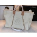 Chanel Canvas Tote Shopping Bag A66941 Cream HY17711rd58