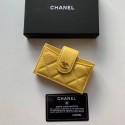 Chanel card holder AP0342 yellow HY23043hi67