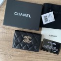 Chanel card holder Calfskin AP2735 black HY1349hk64