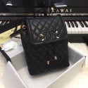 Chanel Caviar Leather Backpack Original Leather 83430 Black HY3935Zr53