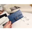 Chanel classic card holder AP0374 blue HY11502EC68