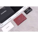 Chanel classic card holder Grained Calfskin & Gold-Tone Metal A31510 Burgundy HY3508UE80