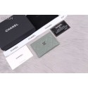 Chanel classic card holder Grained Calfskin & Gold-Tone Metal A31510 green HY23651rf34
