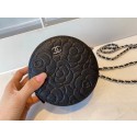 chanel classic clutch with chain Lambskin & silver-Tone Metal AP3319 black HY9543PC54