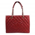 Chanel Classic Coco Bag Red GST Caviar Leather A50995 Gold HY23676pB23