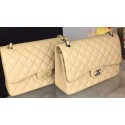 Chanel Classic Flap Bag Original Cannage Patterns A1119 Apricot HY23145Av26