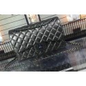 Chanel Classic Flap Bag Original Deerskin Leather A1113 Grey HY2533hI90