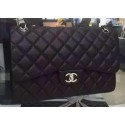 Chanel Classic Flap Bag Original Deerskin Leather CHA5212 Black HY19112dw37