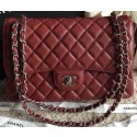 Chanel Classic Flap Bags Original Caviar Leather A1113 Burgundy HY19310lu18