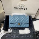 Chanel classic handbag Lambskin&gold Metal 01112 blue HY6754Xp72